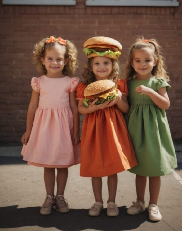 Soacra mea i-a oferit fiicei mele celei mari un costum de hamburger, în timp ce nepoata ei biologică a primit rochii de seară.