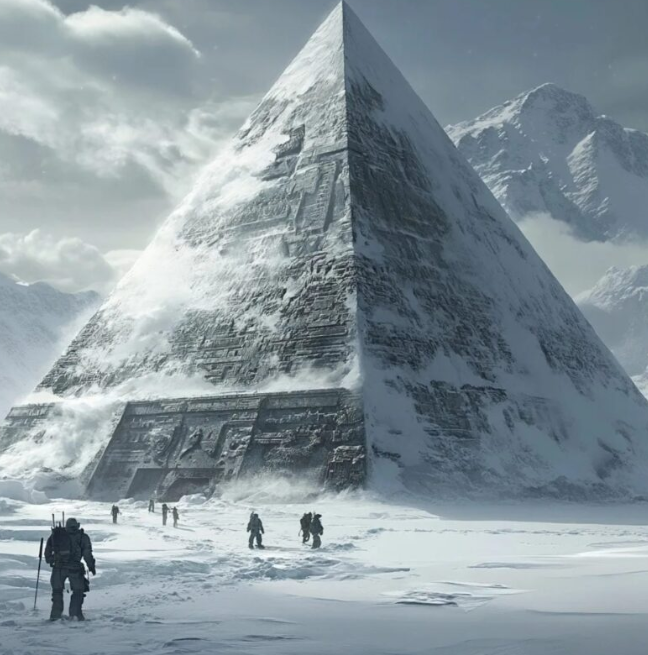 O descoperire arheologică șocantă sub gheață: o piramidă veche de milenii în Antarctica
