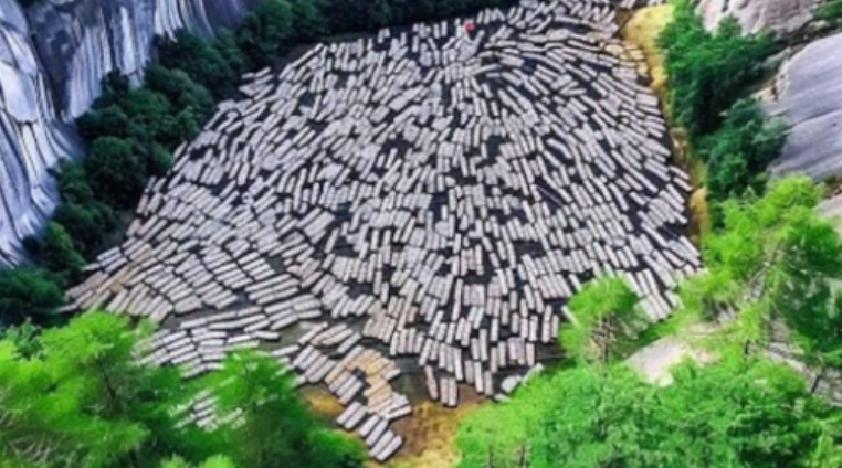 Camera dronei surprinde o imagine pe care nimeni nu și-ar fi imaginat-o!