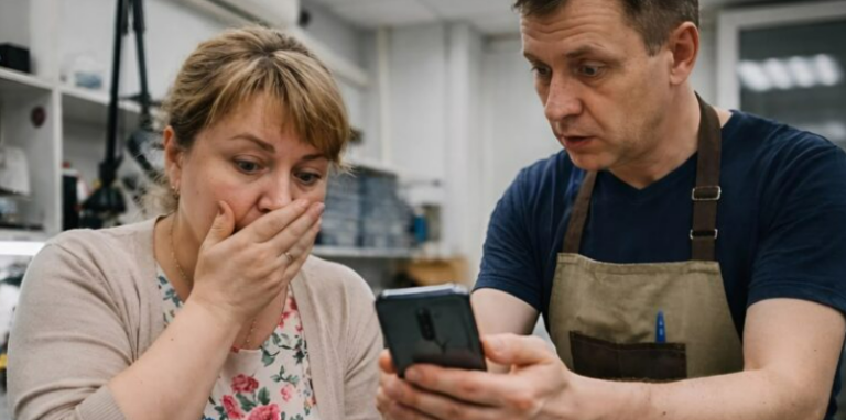 Am dus telefonul soțului meu decedat la reparat. Voiam să-l repar și să-l dau soacrei mele să-l folosească, dar atunci când tehnicianul a terminat lucrările și a pornit telefonul, pe ecran a apărut imediat un mesaj.