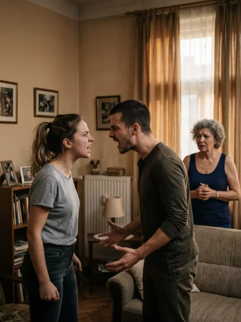 „Chiar mă iei de proastă? Muncesc din greu la două locuri de muncă, iar pe deasupra tot eu trebuie să-i întrețin și pe rudele tale bune de nimic!” a strigat Eszter, apoi s-a prăbușit epuizată pe canapea.