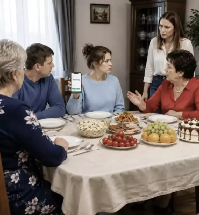 — Dacă pentru voi sunt o străină, atunci luați de pe masă tot ce a fost cumpărat cu banii mei!